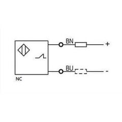 LR12TBF02DLC LANBAO M12 2 Kablolu NC 10-30VDC İndüktif Sensör