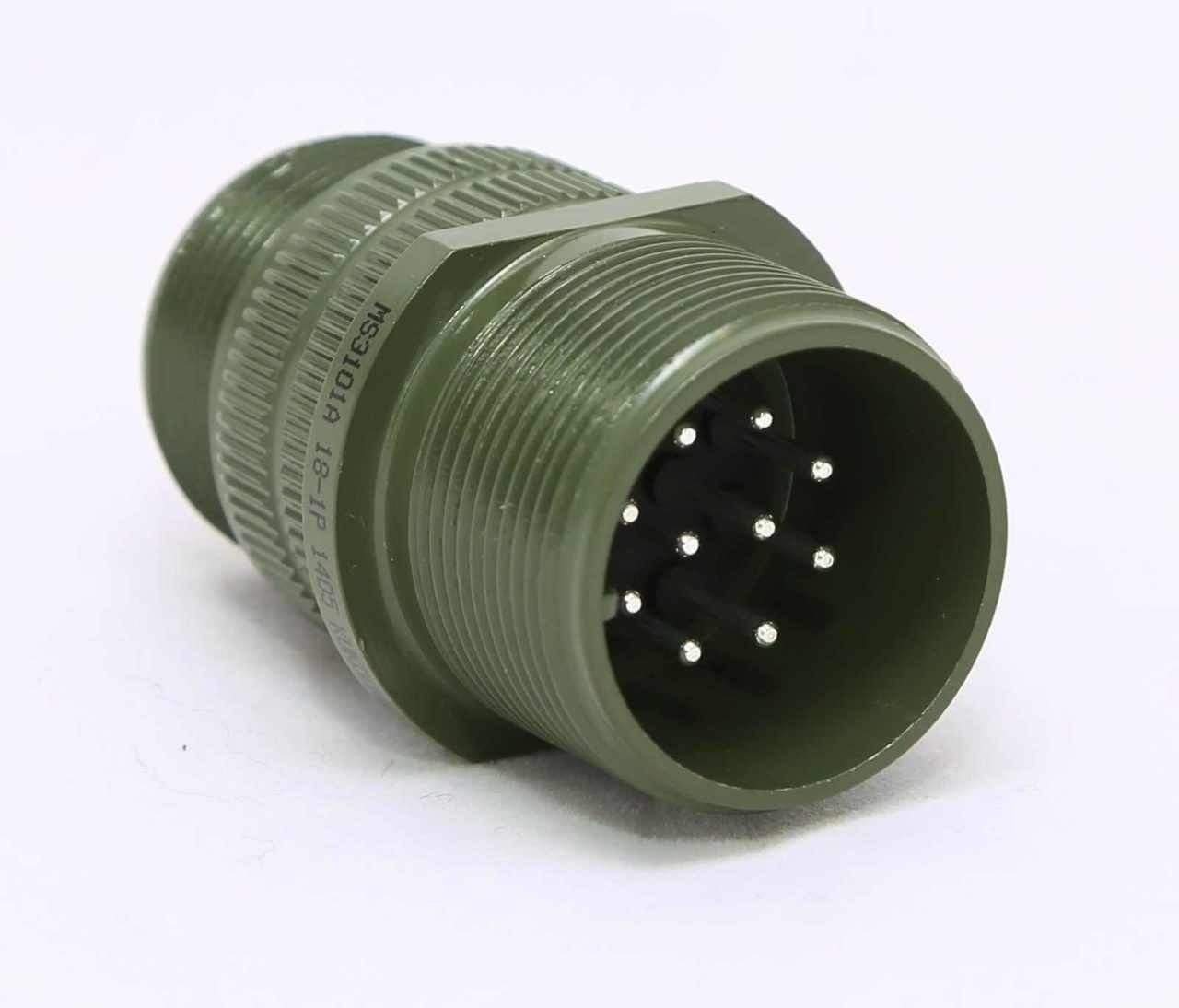 MS3112-12-10P 10 Pinli Erkek Askeri Konnektör