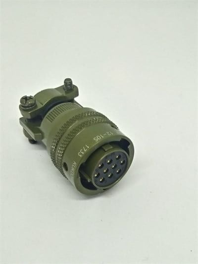 MS3116-12-10S 10 Pinli Dişi Askeri Konnektör