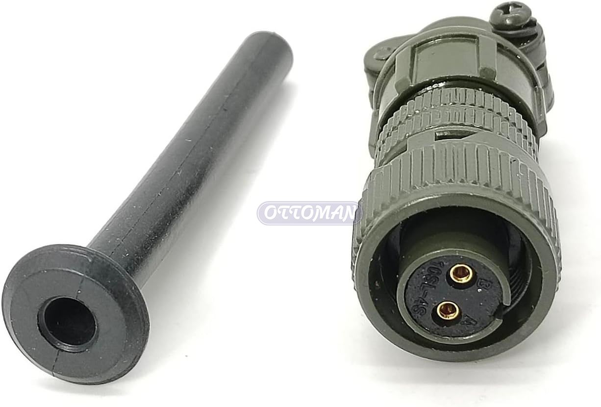 MS3106-10SL-4S 2 Pinli Kablo Tipi Dişi Askeri Konnektör