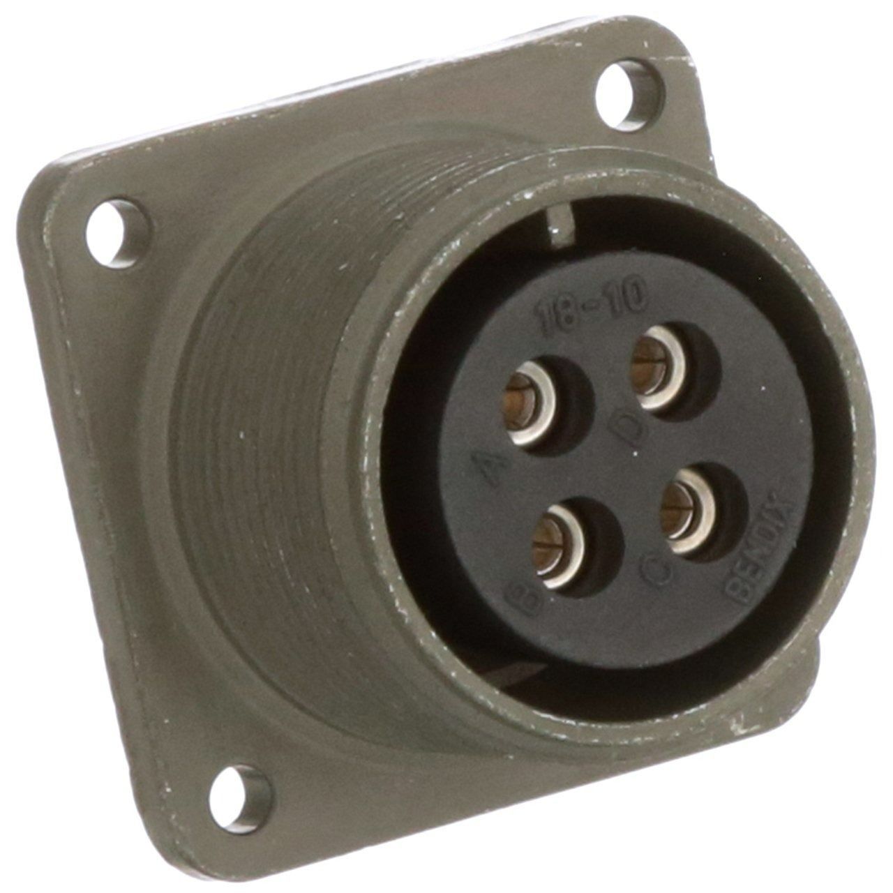 CA3106-14S-2S 4 Pinli Dişi Askeri Konnektör