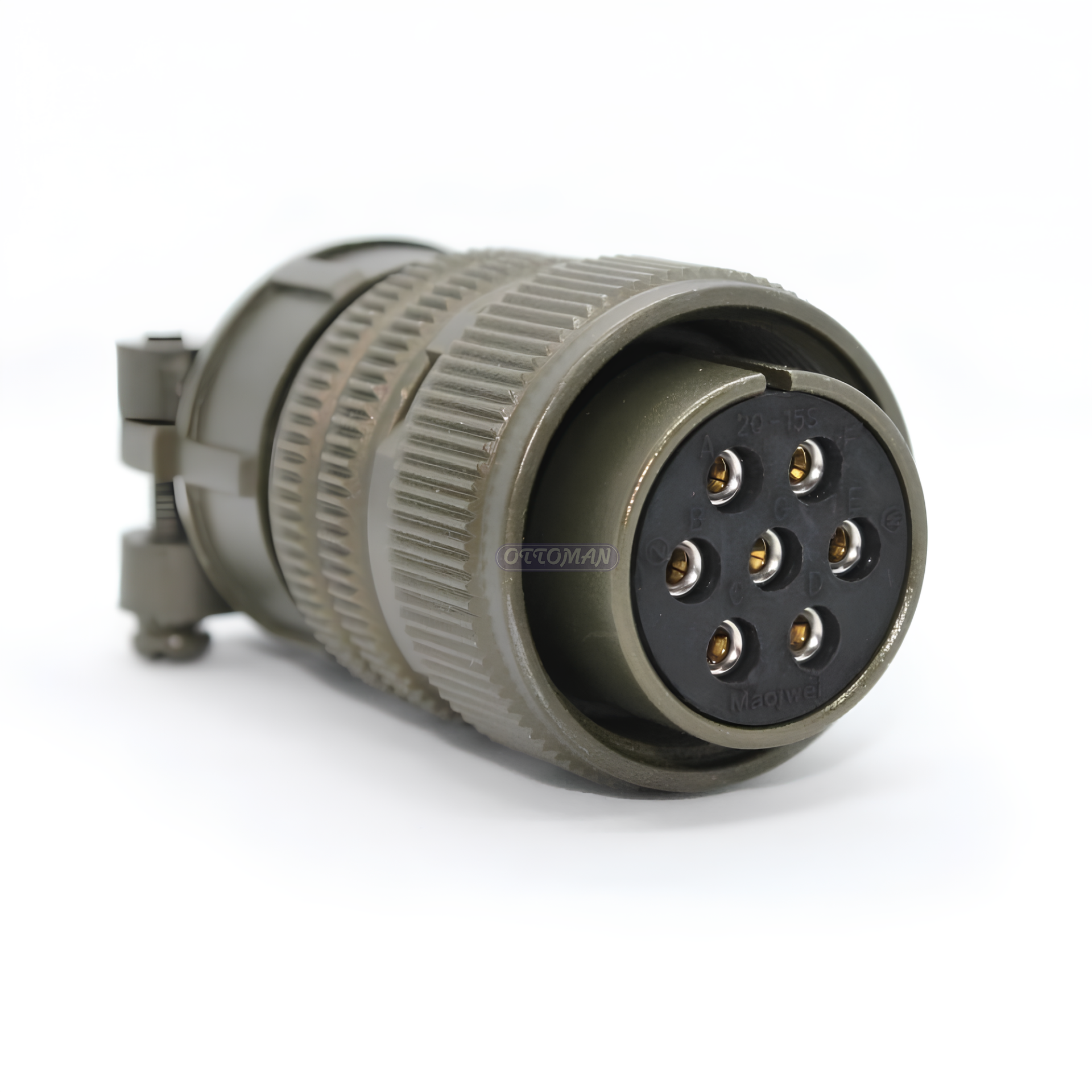 MS3106-20-15S 7 Pinli Kablo Tipi Dişi Askeri Konnektör