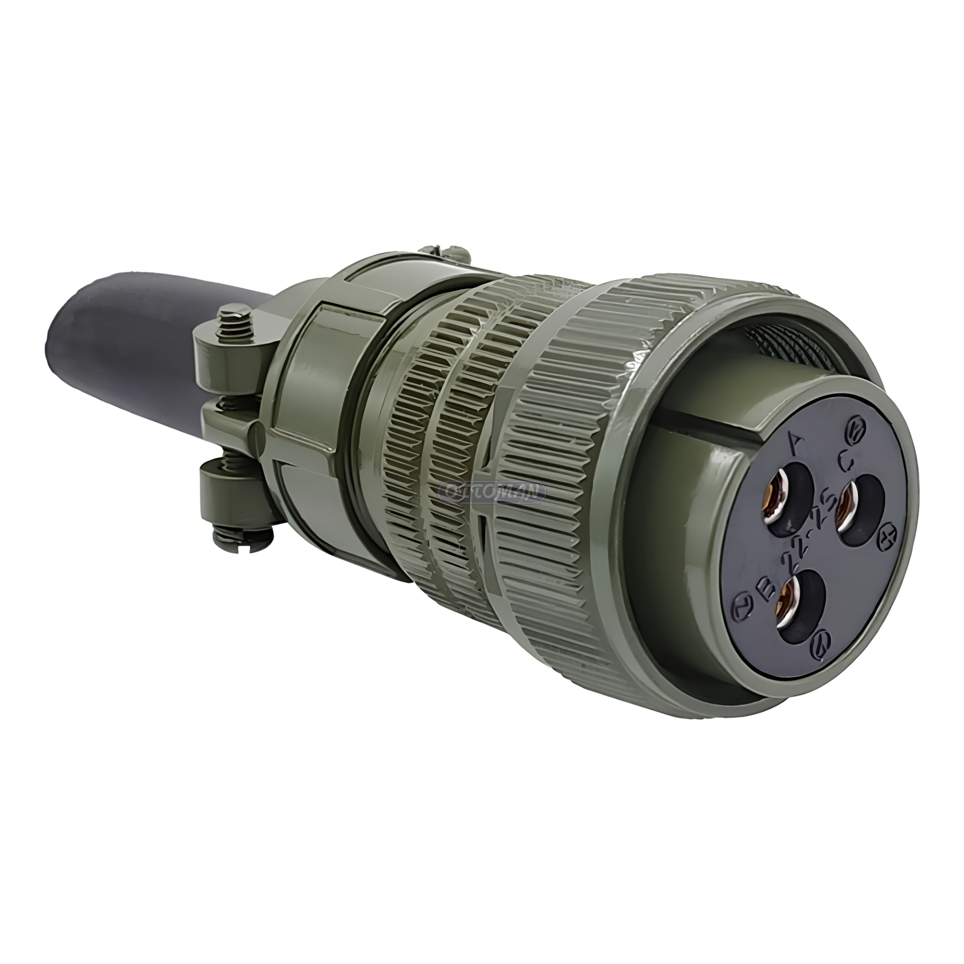 MS3106-22-2S 3 Pinli Kablo Tipi Dişi Askeri Konnektör