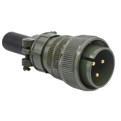 MS3106-22-2P 3 Pinli Kablo Tipi Erkek Askeri Konnektör