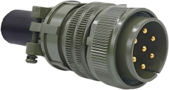 MS3106-24-10P 7 Pinli Kablo Tipi Askeri Konnektör