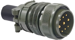 MS3106-24-11P 9 Pinli Kablo Tipi Askeri Konnektör