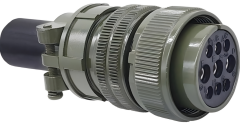MS3106-24-11S 9 Pinli Kablo Tipi Dişi Askeri Konnektör