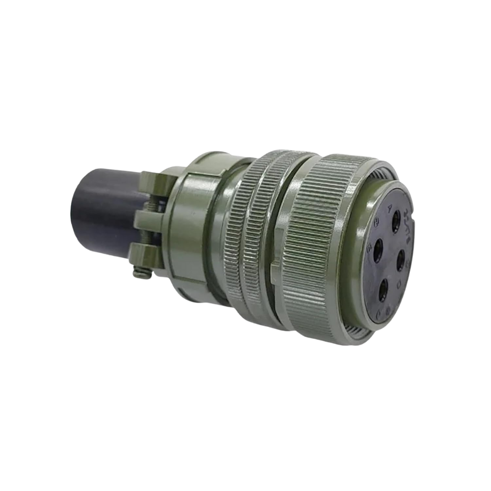 MS3106-32-17S 4 Pinli Kablo Tipi Dişi Askeri Konnektör