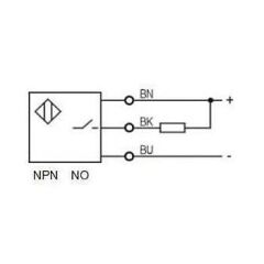 LR18TBF05DNO LANBAO M18 NPN NO 3 Kablolu 10-30VDC İndüktif Sensör