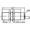 LR18TBF05DNC LANBAO M18 NPN NC 3 Kablolu 10-30VDC İndüktif Sensör