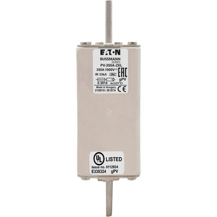 Eaton PV-355A-3L-U-15 Sigorta 355A Tag Fuse, 217 x 82 x 94mm, 1.5kV, 205mm