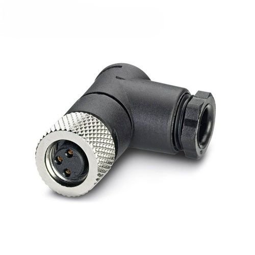 M8-F03S ,M8 3 Pin Dişi 90° Açılı Konnektör