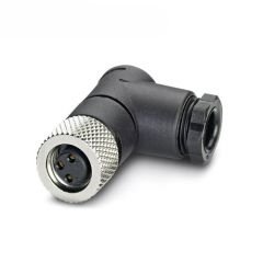 M8-F03S ,M8 3 Pin Dişi 90° Açılı Konnektör