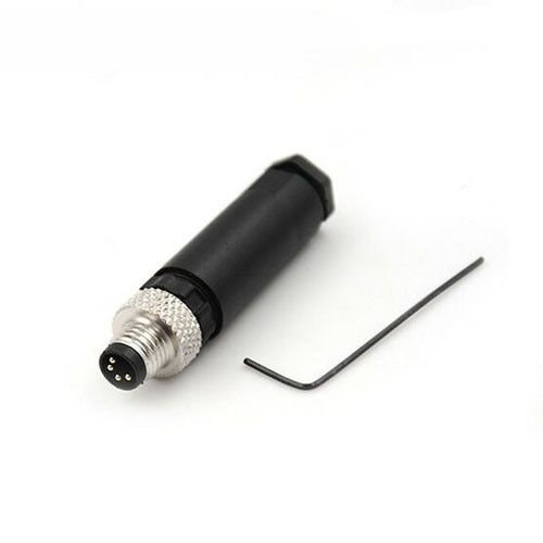 M8-M04T, M8 4 Pin Erkek Düz Konnektör