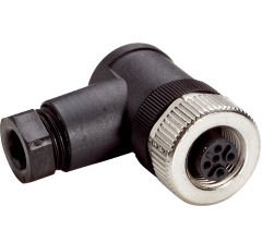 M12 5 Pin Dişi Açılı 90° Konnektör - M12-BF05S