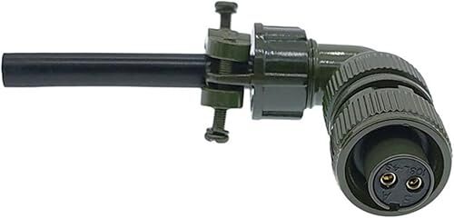 MS3108-10SL-4S 2 Pinli 90 Derece Dişi Askeri Tip Konnektör