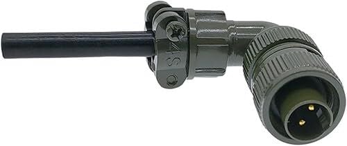 MS3108-10SL-4P 2 Pinli 90 Derece Erkek Askeri Tip Konnektör