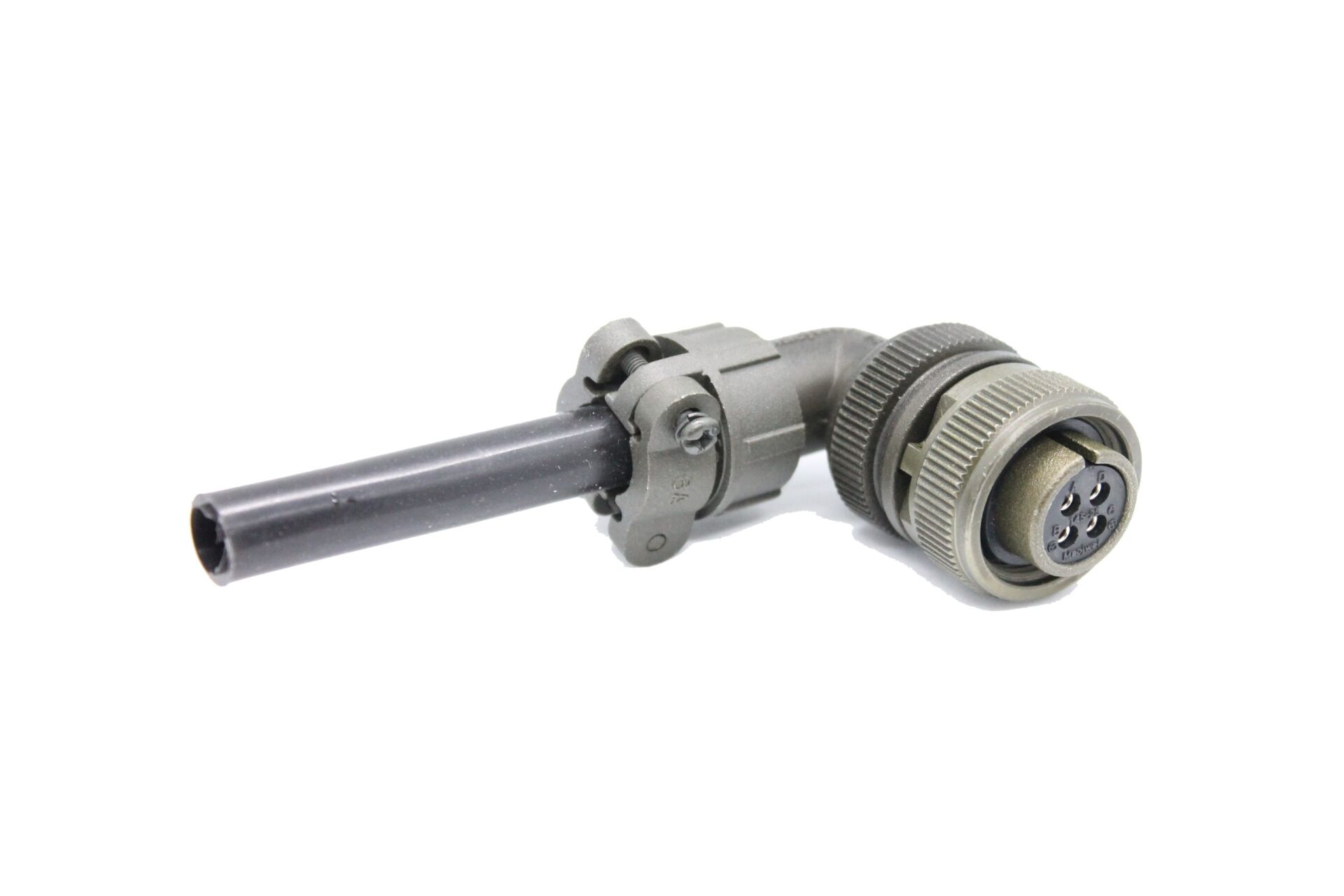 MS3108-14S-2S 4 Pinli 90 Derece Dişi Askeri Tip Konnektör