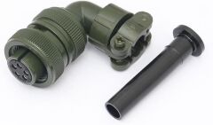 MS3108-14S-5S 5 Pinli 90 Derece Dişi Askeri Tip Konnektör