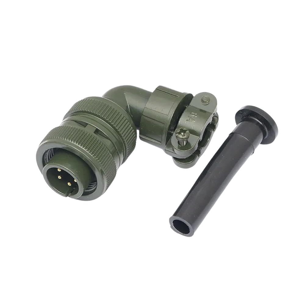 MS3108-14S-5P 5 Pinli 90 Derece Erkek Askeri Tip Konnektör
