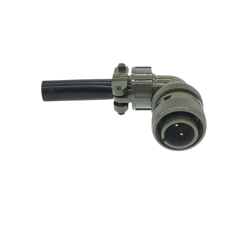 MS3108-16S-4P 2 Pinli 90 Derece Erkek Askeri Tip Konnektör