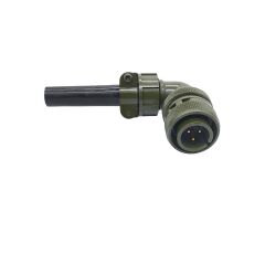 MS3108-16S-10P 3 Pinli 90 Derece Erkek Askeri Tip Konnektör