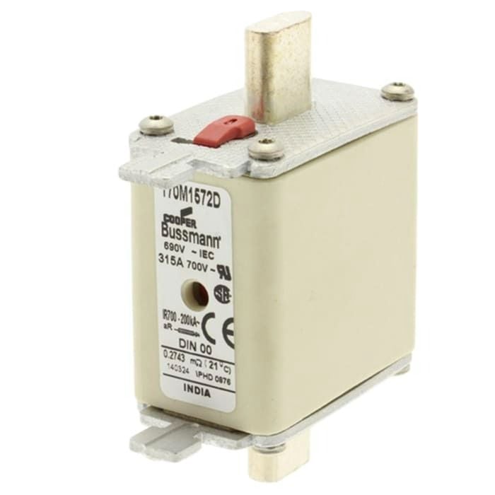 Eaton 170M1572D Cooper Bussmann 315A Bıçaklı Sigorta 00 T, aR