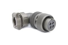 MS3108-18-10S 4 Pinli 90 Derece Dişi Askeri Tip Konnektör