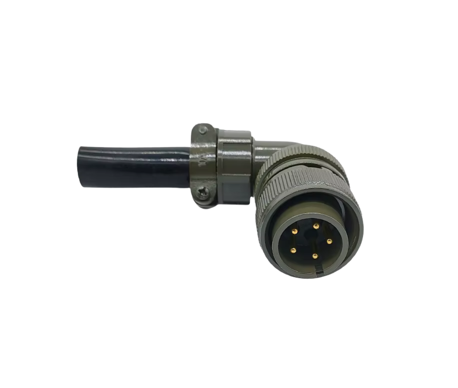 MS3108-18-11P 5 Pinli 90° Derece Erkek Askeri Tip Konnektör