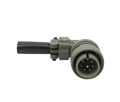 MS3108-18-8P 8 Pinli 90° Derece Erkek Askeri Tip Konnektör