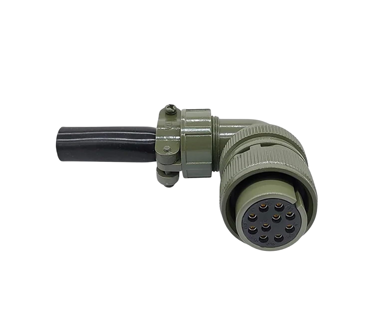 MS3108-18-1S 10 Pinli 90 Derece Dişi Askeri Tip Konnektör