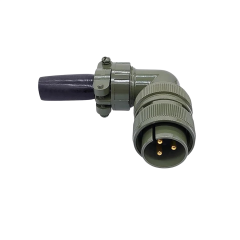 MS3108-20-19P 3 Pinli 90° Derece Erkek Askeri Tip Konnektör