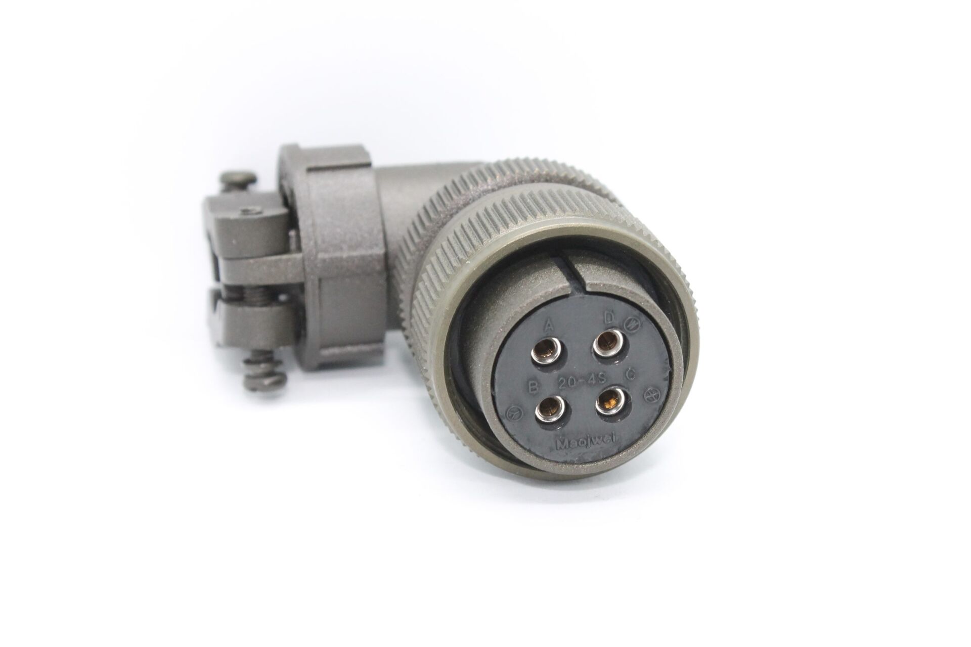 MS3108-20-4S 4 Pinli 90 Derece Dişi Askeri Tip Konnektör