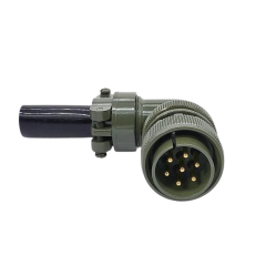 MS3108 20-15P 7 Pinli 90° Derece Erkek Askeri Tip Konnektör