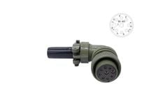 MS3108-20-16S 9 Pinli 90 Derece Dişi Askeri Tip Konnektör