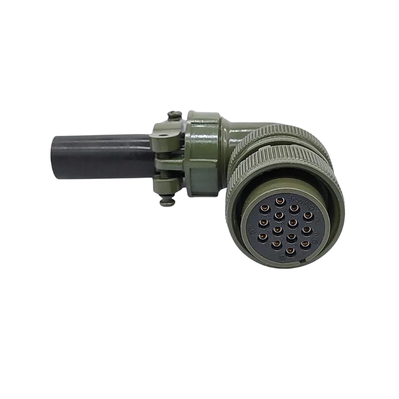 MS3108-20-27S 14 Pinli 90 Derece Dişi Askeri Tip Konnektör