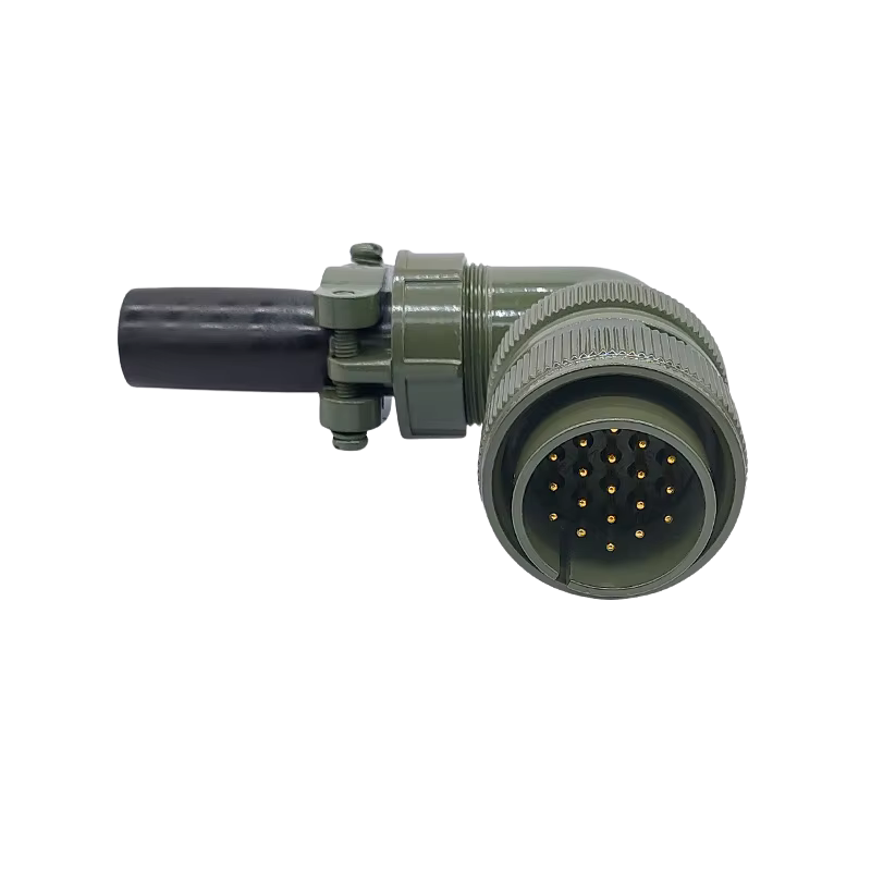 MS3108-22-14P 19 Pinli 90 Derece Erkek Askeri Tip Konnektör