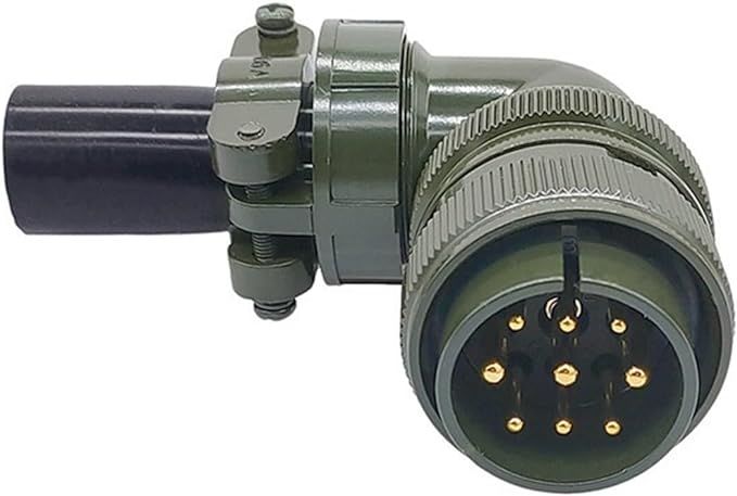 MS3108-24-11P 9 Pinli 90 Derece Erkek Askeri Tip Konnektör