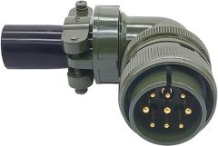 MS3108-24-11P 9 Pinli 90 Derece Erkek Askeri Tip Konnektör