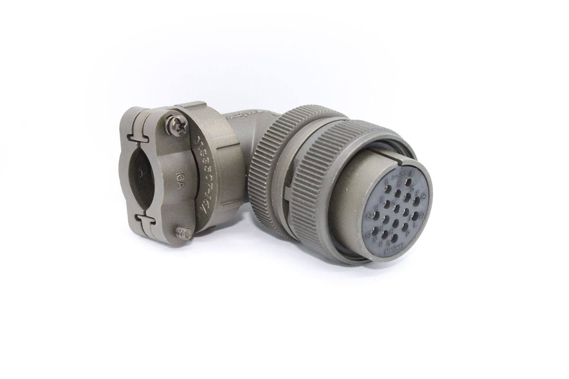 MS3108-24-5S 16 Pinli 90 Derece Dişi Askeri Tip Konnektör