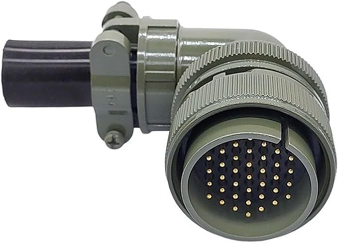 MS3108-28-21P 37 Pinli 90° Derece Erkek Askeri Tip Konnektör