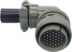 MS3108-28-21P 37 Pinli 90° Derece Erkek Askeri Tip Konnektör