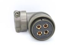 MS3108-32-17S 4 Pinli 90 Derece Dişi Askeri Tip Konnektör