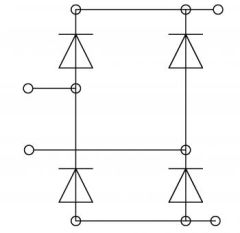 Semikron Köprü Doğrultucu SKB 30/08 , 30A, 800V, 4-Pin