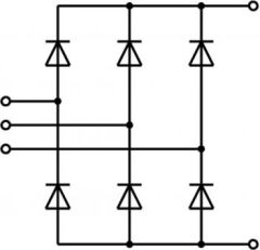 Semikron 1200V 80A, Köprü Diyot, SKD 82/12