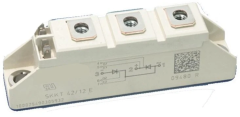 Semikron, SKKT 42/12 E Çift Tristör Modülü, SCR, 40A, 1200V