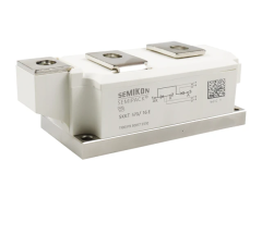 Semikron, SKKT 570/16 E Çift Tristör Modülü, SCR, 570A, 1600V, 7-Pinli