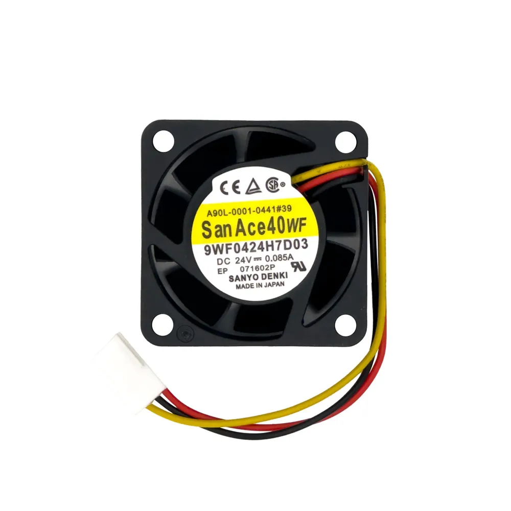 Sanyo Denki 9WF0424H7D03/ A90L-0001-0441#39 24V DC Soğutma Fanı - 40x40x15mm Kompakt Endüstriyel Fan