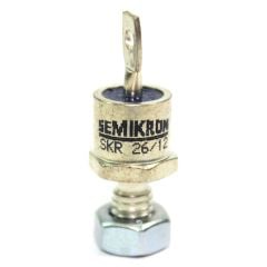 Semikron SKR 26/12 Diyot, Dişli Montaj, Yüksek Gerilimli, Cıvatalı, 1200V, 25A,