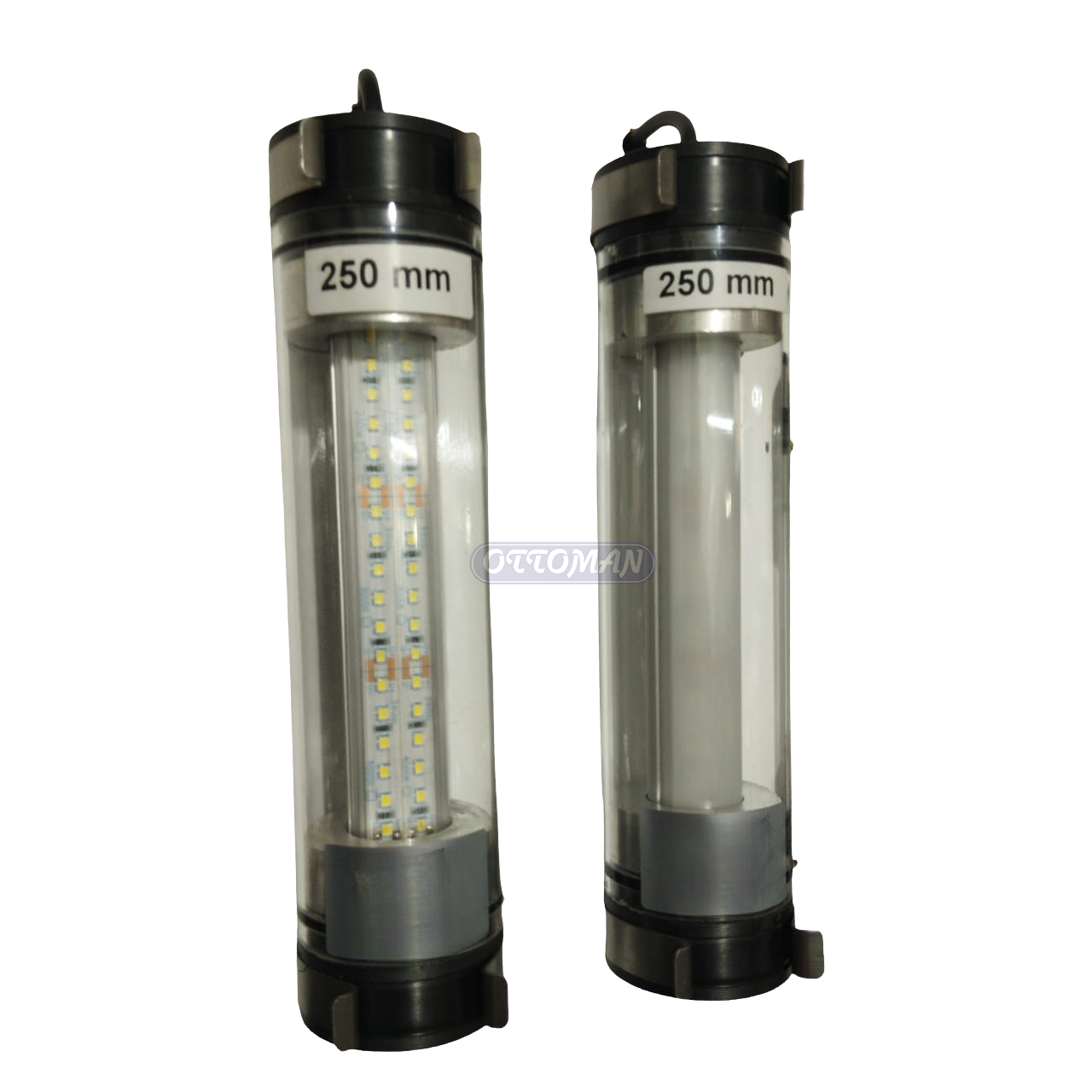 OSAC-TP25/220 CNC Tezgah LED Aydınlatma – Su ve Yağa Dayanıklı Endüstriyel Makine Lambası (Şeffaf/Buz Beyazı)